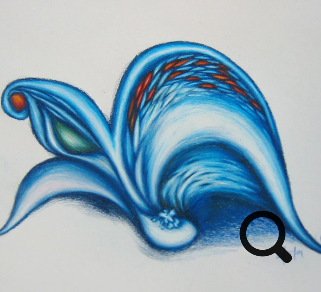colored pencil on paper