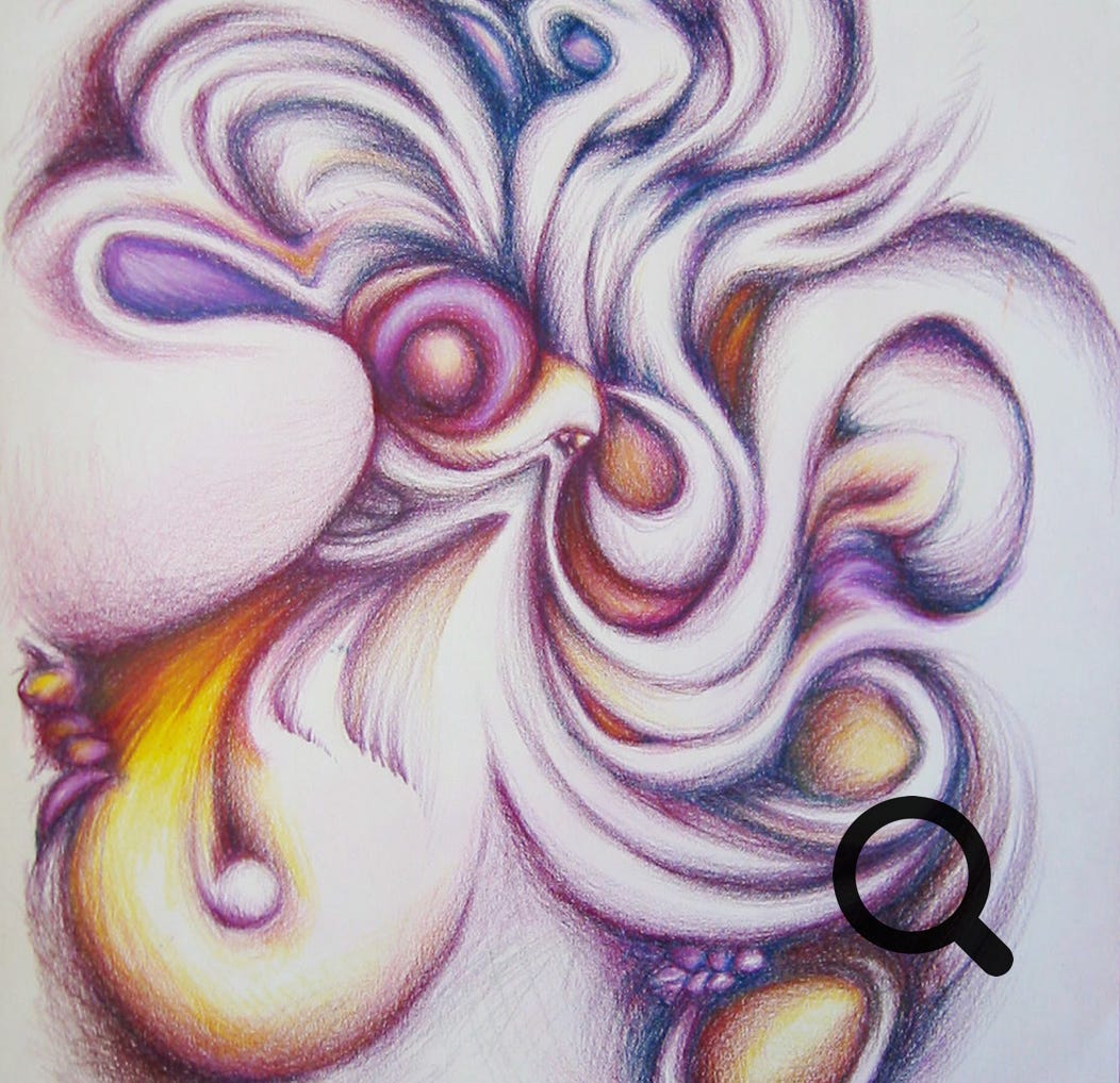 colored pencil on paper